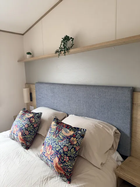 Blenheim bed and headboard shot
