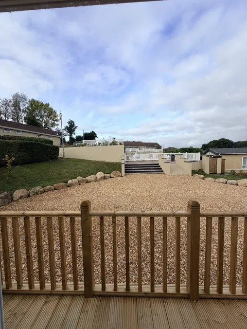 Blenheim view from the decking across the park