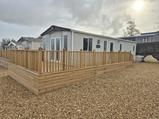 Blenheim exterior, decking and surrounding space