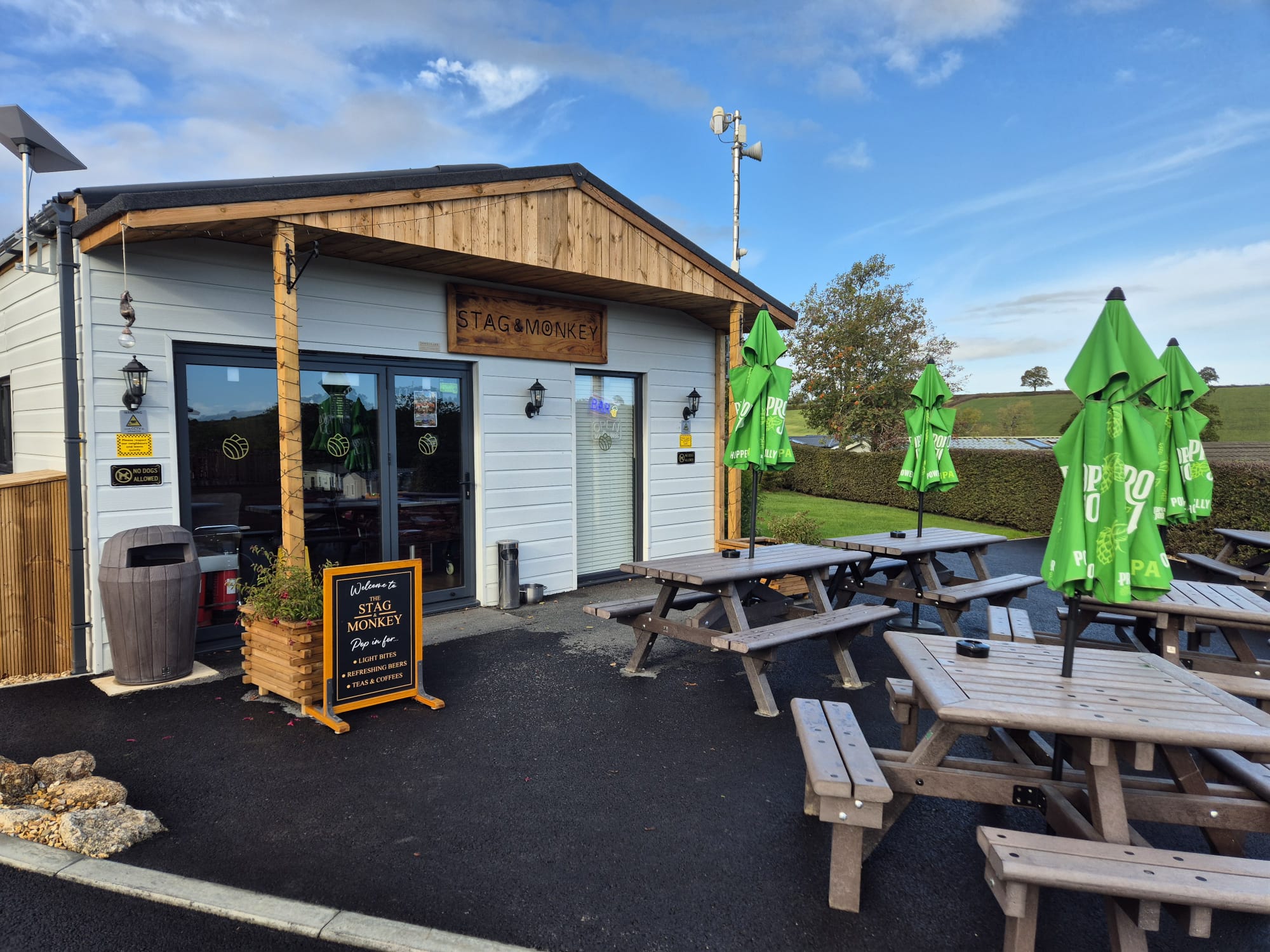 The Stag and Monkey pub at Springfield Retreat